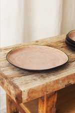 Load image into Gallery viewer, Dinner plate pink crackeled
