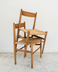 CHAIR IN OAK AND ROPE
